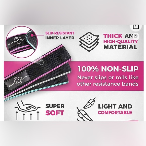 Resistance Booty Bands- Set of 3 - Picture 3 of 8